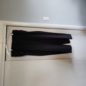 Black Pinstripe Pants